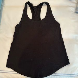 Lulu lemon black tank top. Cotton. Very good condition.